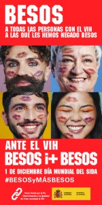Ante el VIH #BESOSyMÁSBESOS