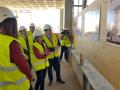 11/02/2019 - María Luisa Carcedo visita las obras del nuevo hospital de Melilla, acompañada por Faustino Blanco, secretario general de Sanidad y Consumo